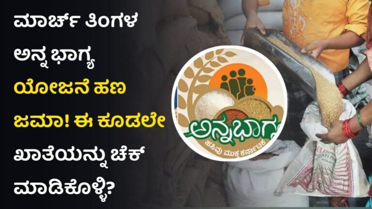 Annbhgya March Amount Credit